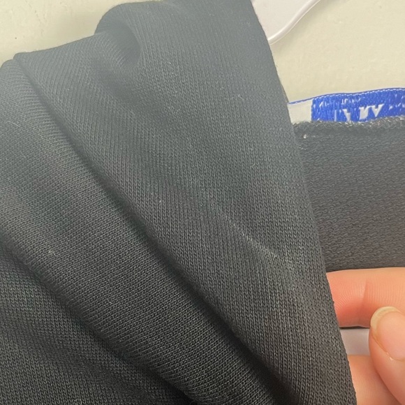 Zara satin-lined hoodie sweatshirt black chain print size medium - Picture 6 of 7